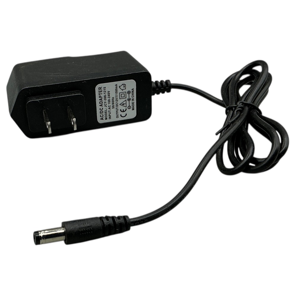 AC DC Power Adapter Charger 12v 1500ma Model Jcy-388-1215